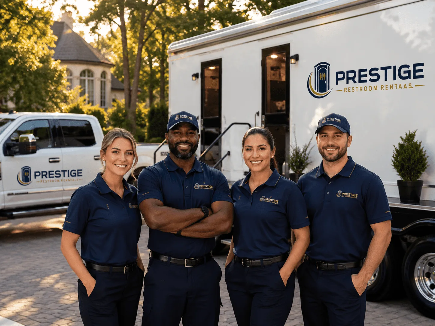 Trusted Luxury Portable Restrooms company in Newbern, AL